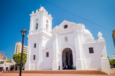 Santa Marta, Karayip şehir, Kolombiya güzel kilisede