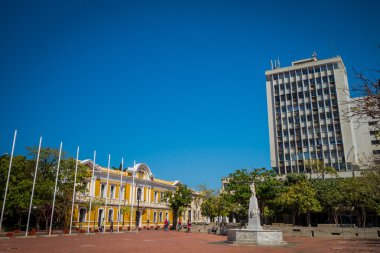 City Hall Plaza Bolivar, Santa Marta, Kolombiya içinde