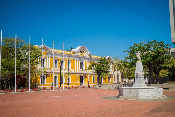 Ratusz w Plaza Bolivar, Santa Marta, Colombia — Zdjęcie stockowe