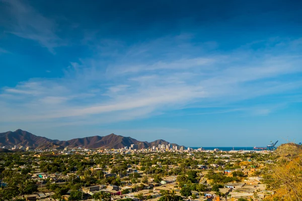 Hermosa vista de Santa Marta, Colombia — Foto de Stock