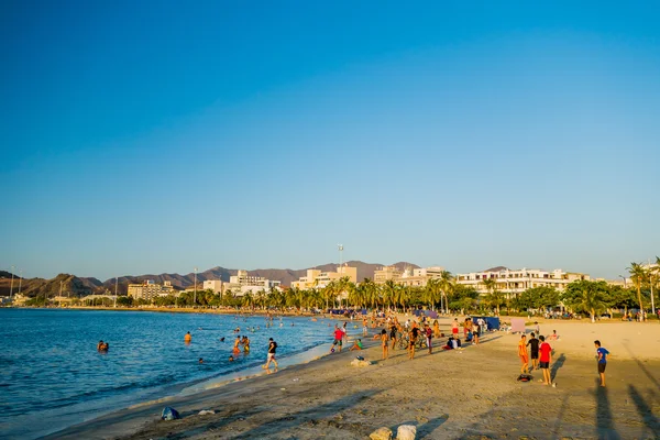 Fajna widok z plaży w Santa Marta, Colombia — Zdjęcie stockowe