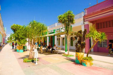 Ciego De Avila, Cuba - 5 Eylül 2015: Eyaletin başkenti şehir.