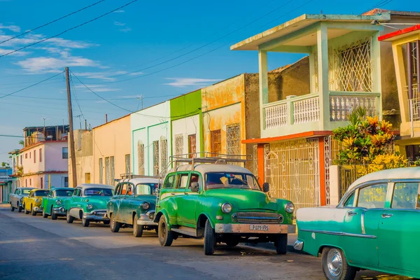 Trinidad, Kuba - szeptember 12-én 2015-ig: Cienfuegos tartomány fővárosa, a város déli partján. — Stock Fotó