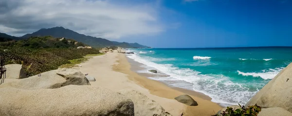 Incredible sea landscape in Tayrona National Park, Colombia — Stock Photo, Image