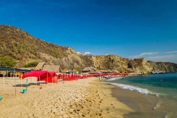 Beautful view of Playa Blanca beach in Santa Marta, Colombia — Stock Photo, Image