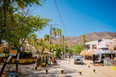 Tanganga plaj Santa Marta, Kolombiya
