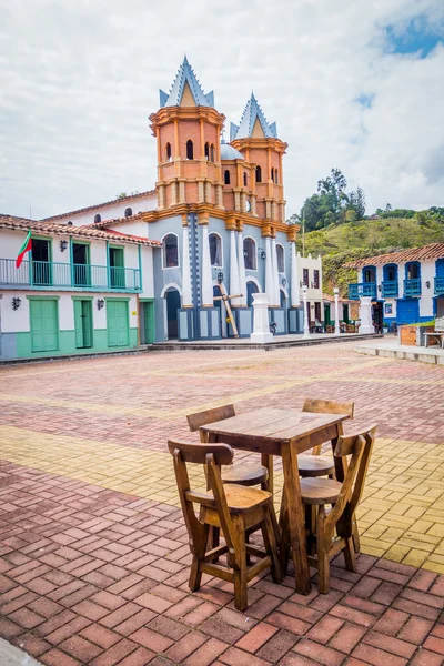 Beautiful Old town replica, Guatape, Colombia — Stock Photo, Image