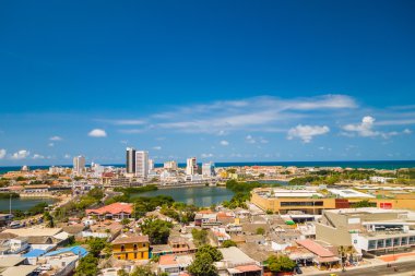 Cartagena, Kolombiya güzel havadan görünümü