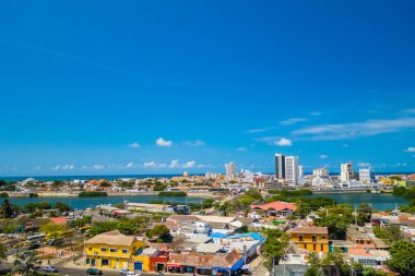 Cartagena, Kolombiya güzel havadan görünümü
