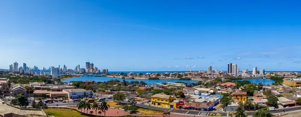 Bela vista aérea de Cartagena, Colômbia — Fotografia de Stock