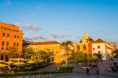 Cartagena, Kolombiya güzel sokaklar