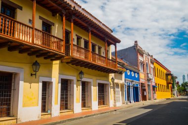 Cartagena, Kolombiya güzel sokaklar