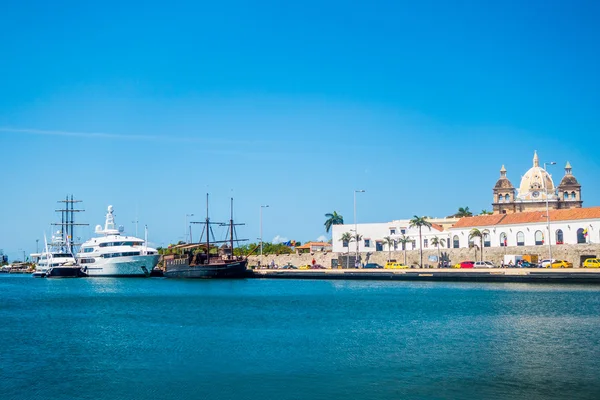 Puerto en Cartagena, Colombia — Foto de Stock