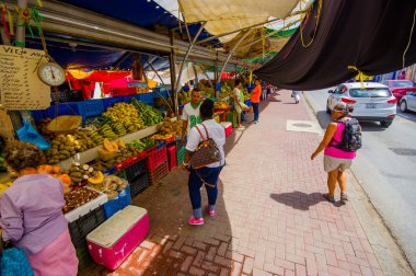 Willemstad Curacao - 2 Kasım 2015 - yüzen balık pazarı Willemstad, Curacao, Caribbean