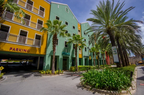 Pohled na Willemstad. Curacao, Nizozemské Antily — Stock fotografie