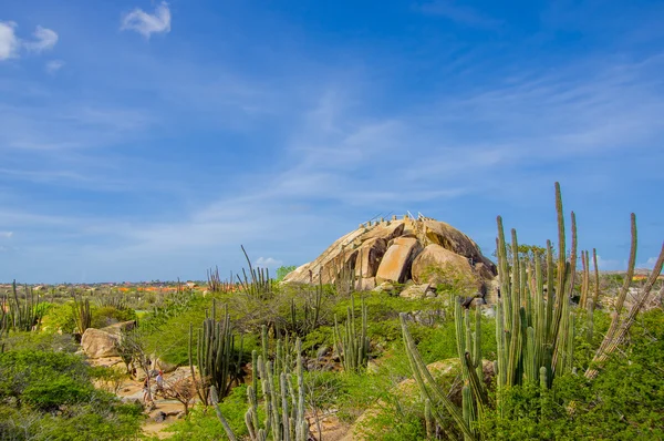 Casibari rotsformatie in Aruba — Stockfoto