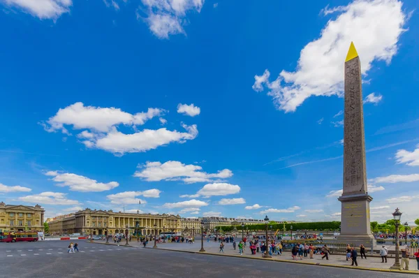Bella vista su Place de la Concorde, Parigi Francia — Foto Stock