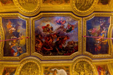 Salon de Mercure, Palace of Versailles, Paris, France clipart