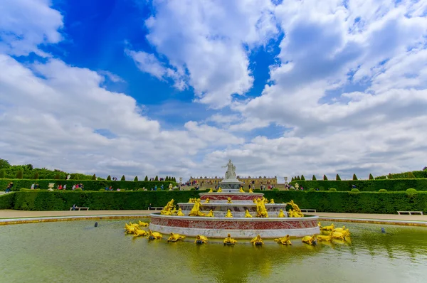 Bassin de latone, Gärten im Palast von Versailles, in der Nähe von Paris, Frankreich — Stockfoto