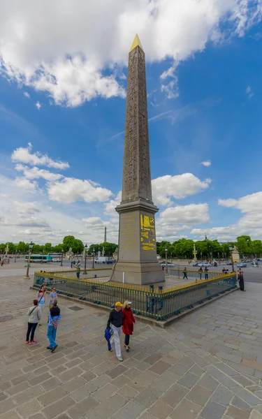 Beautiful view of Place de la Concorde, Paris Francia — Foto de Stock