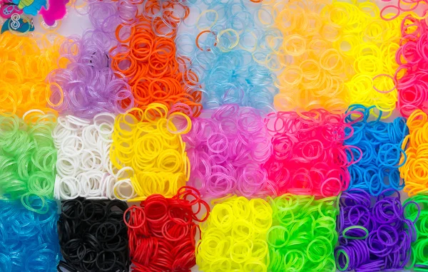 Creative set of rubber bands — Stock Photo, Image