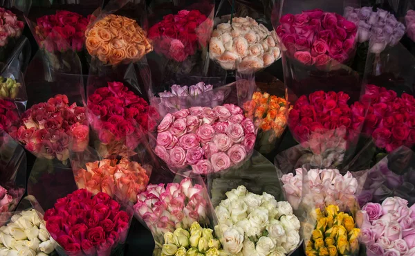 Gatan blomstermarknaden — Stockfoto