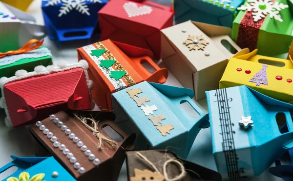 Christmas gift boxes — Stock Photo, Image