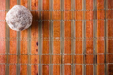 Şekerleme Bambu tahta.