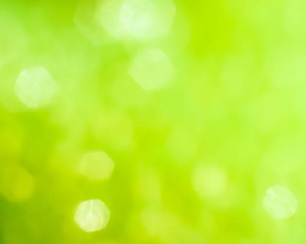 Fondo abstracto verde con forma hexagonal bokeh — Foto de Stock