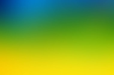 Sarı, mavi ve yeşil renklerin bulanık arkaplanı .