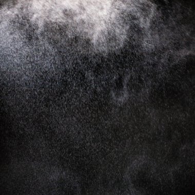 Siyah arka planda desen, sprey, izole edilmiş. .