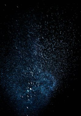 Siyah arka planda desen, sprey, izole edilmiş. .