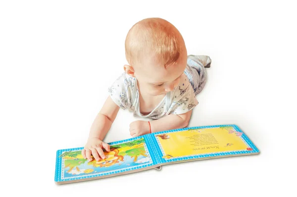 Leitura do bebê — Fotografia de Stock