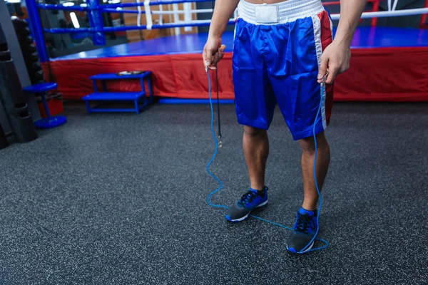 Férfi boxer lábak — Stock Fotó