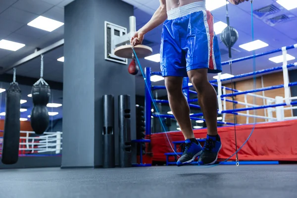 男性ボクサーの足 — ストック写真
