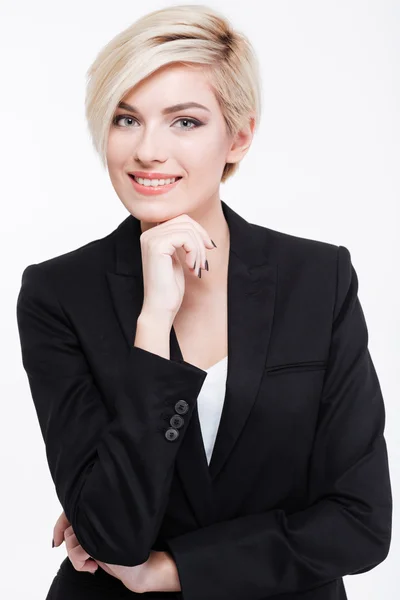 Attractive businesswoman looking at camera — Stock Photo, Image