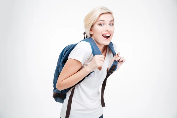 Cheerful female student — Stock Photo, Image