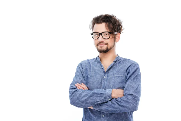 Handsome man in glasses — Stock Photo, Image