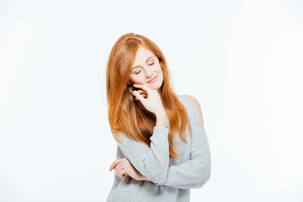 Feliz mulher relaxada — Fotografia de Stock