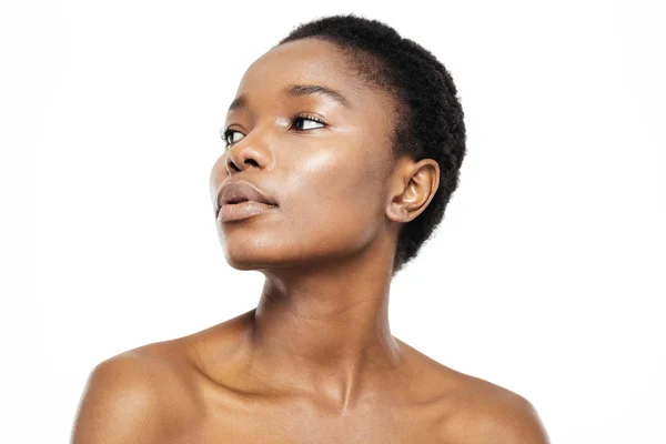 Young afro american woman looking away — Stock Photo, Image