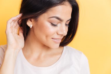 Portre mutlu bir kadın protrait 