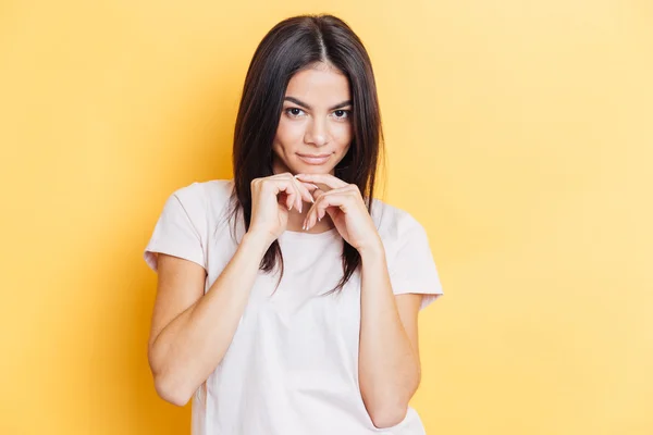 Portret van een leuke vrouw — Stockfoto