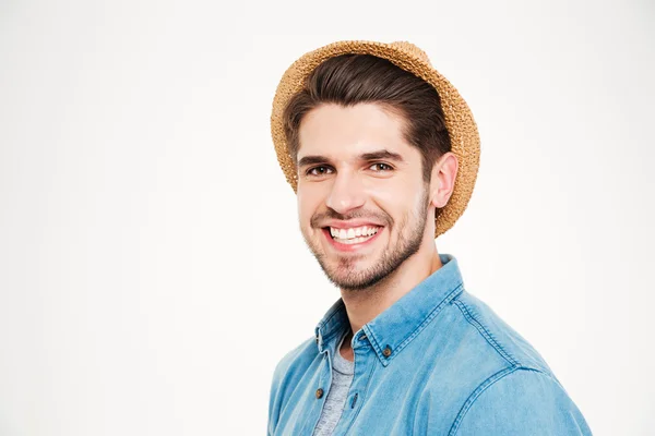 Retrato de un joven feliz hombre guapo — Foto de Stock