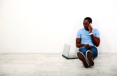 Afrika, yakışıklı bir adam portresi