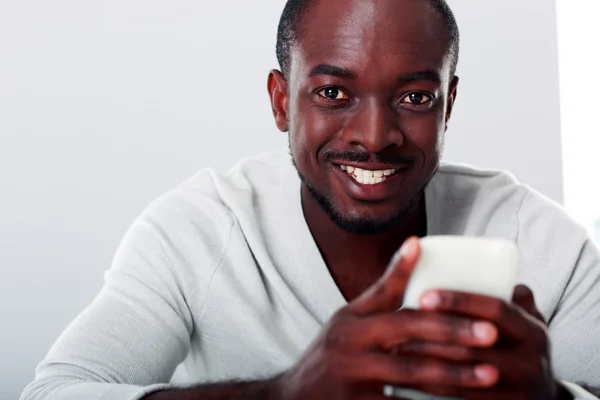 Portrait of a handsome african man — Stock Photo, Image