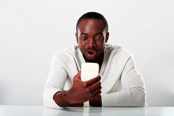 Portrait of a handsome african man — Stock Photo, Image