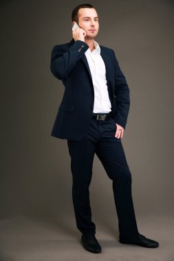 yakışıklı adam izole