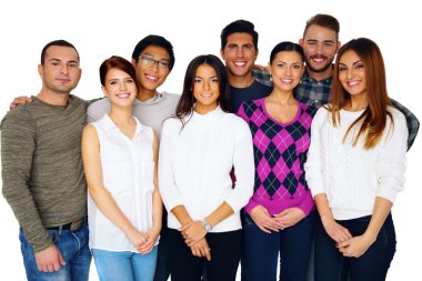 Bir grup insanlar portresi