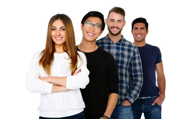 Group of a people on a white background — Stock Photo, Image