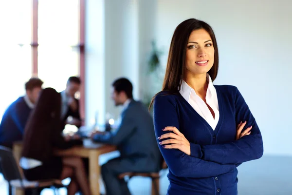 Group of a business people in the office — Stock Photo, Image